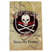 キャプテンパパ – 受け入れ深い ミディアムペーパーバッグ (正面)