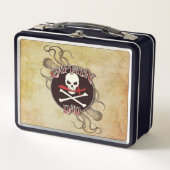 キャプテンパパ – 受け入れ深い メタルランチボックス (正面)