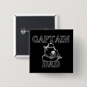 キャプテンパパ 缶バッジ (正面&裏面)