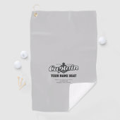 キャプテンパーソナライズされたネーム・ボート年度以上 ゴルフタオル (インサイチュ)