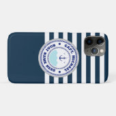 キャプテンパーソナライズされた航海のいかりボート名 Case-Mate iPhoneケース (裏面(横))
