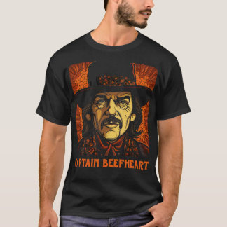 キャプテンビーフハートレトロオリジナルファンアート Tシャツ