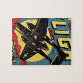 キャプテンフライトヴィンテージゴールデンエイジ漫画ブック ジグソーパズル (横)