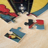 キャプテンフライトヴィンテージゴールデンエイジ漫画ブック ジグソーパズル (側面)