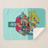 キャプテンプラネットグループグラフィック – パワーはあなたのものだ! シェルパブランケット (正面(横))