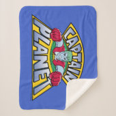 キャプテンプラネットロゴ シェルパブランケット (正面)