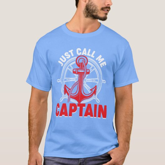 キャプテンボートセーラーアンカーボア Tシャツ (正面)