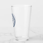 キャプテンボートネーム航海のロープフレーム船車輪 タンブラーグラス (左)