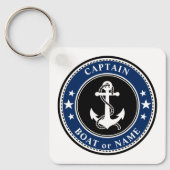 キャプテンボート名いかりスターズロープフォトバック キーホルダー (正面)
