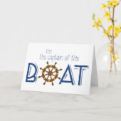 キャプテンボート カード (黄色い花)