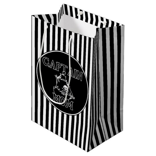 キャプテンママ抱き枕 ミディアムペーパーバッグ (正面アングル)