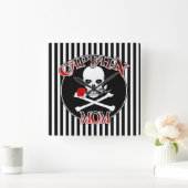 キャプテンマムウォールクロック スクエア壁時計 (ホーム)