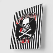 キャプテンマムウォールクロック スクエア壁時計 (傾斜)