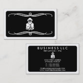 キャプテンモダン（色をカスタマイズ可能） 名刺 (正面/裏面)