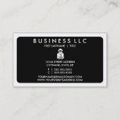 キャプテンモダン（色をカスタマイズ可能） 名刺 (裏面)