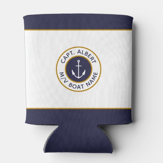 キャプテンユエグメスホワイトブルーいかりクーラーボックス 缶クーラー (裏面)