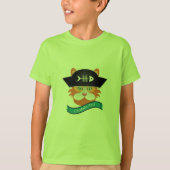 キャプテンレッド – キッズベーシックTシャツ Tシャツ (正面)