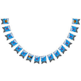 キャプテンワンダーパンツハッピーバースデー バンティングフラッグ