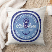 キャプテンヴィンテージロ航海のープいかりヘルムボート クッション (ブランケット)