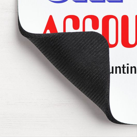 キャプテン会計士会計スーパーヒーロー マウスパッド (コーナー)