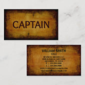キャプテン名刺 名刺 (正面/裏面)