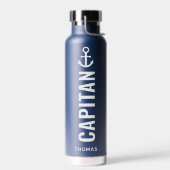 キャプテン名前をカスタムするセーラー ウォーターボトル (左面)