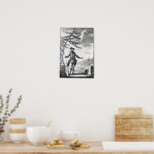 キャプテン教え、通称ブラックヒゲ ポスター (キッチン)