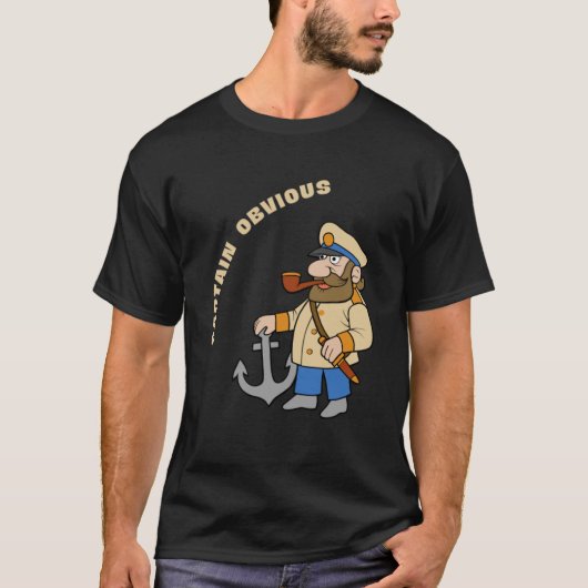キャプテン明らかな皮肉 Tシャツ (正面)