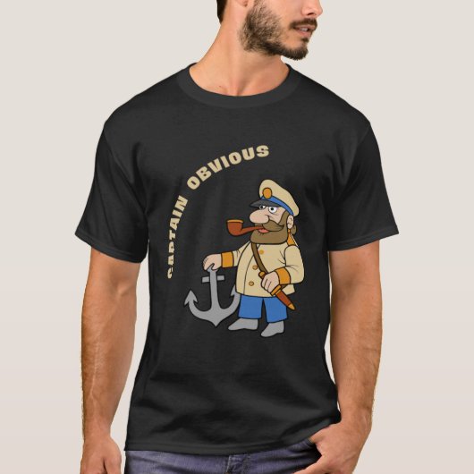 キャプテン明らかな皮肉 Tシャツ (正面)