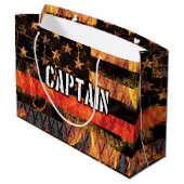 キャプテン消防フラグ ラージペーパーバッグ (裏面アングル)