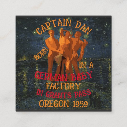 キャプテン生まれダンドイツベビー工場助成金パス エンクロージャーカード (正面)