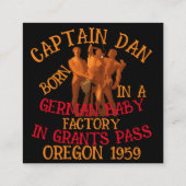 キャプテン生まれダンドイツベビー工場助成金パス エンクロージャーカード (裏面)