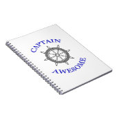 キャプテン素晴らしスパイラルノート ノートブック (右側)