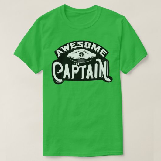 キャプテン素晴らし Tシャツ (デザイン正面)