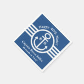 キャプテン航海のまたはメイトの40歳の誕生日パーティー スタンダードカクテルナプキン (角)