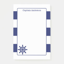 キャプテン航海のズホイール名を追加4 x 6 ポストイット
