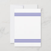 キャプテン航海のズホイール – 3x5結婚式招待状 招待状 (裏面)