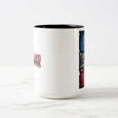 『キャプテン·アメリカ対鉄人の金属図』 ツートーンマグカップ (中央)