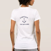 キャプテン·ウィザ航海のー·ネーム·Tシャツ Tシャツ (裏面)
