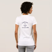 キャプテン·ウィザ航海のー·ネーム·Tシャツ Tシャツ (裏面フル)