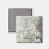 キャプテン・エイブリーの撮影 マグネット (正面/裏面)