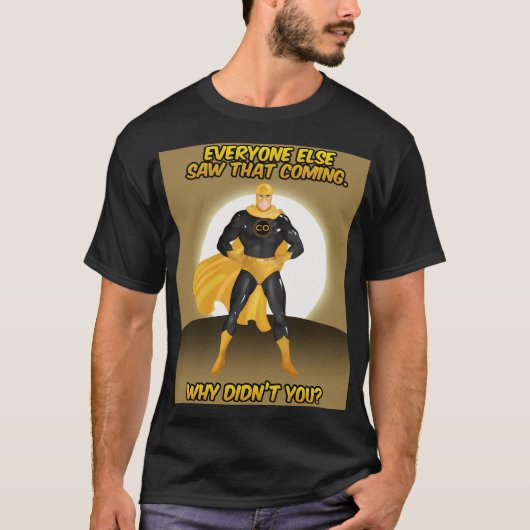 キャプテン・オビオス（デジタルペインティング） Tシャツ (正面)