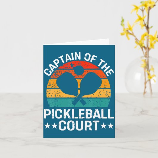 キャプテン オブ ザ クリケットボール コート 面白い クリケットボール P カード (黄色い花)