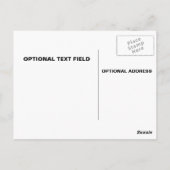 キャプテン – カスタマイズ可能 ポストカード (裏面)