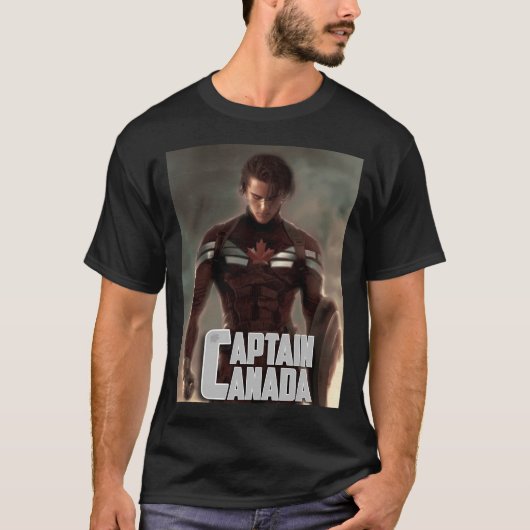キャプテン・カナダ Tシャツ (正面)