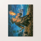 キャプテン・キッド伝説の海賊の肖像画 ジグソーパズル (縦)