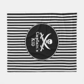 キャプテン・キッド フリースブランケット (正面(横))