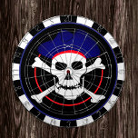 キャプテン・ジャック・ダートボード&パイレーツ国旗、スカル/ゲーム ダーツボード<br><div class="desc">DARTBOARDS：キャプテン・ジャック、パイレーツ旗とスカルと交差し、キャプテン帽を着用。乗れ。</div>