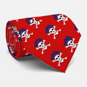 キャプテン・ジャック&海賊ファッションネクタイ、パイレーツ国旗 ネクタイ (ロール)