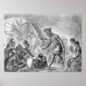 キャプテン・スミスはポカホンタスに救出された ポスター (正面)